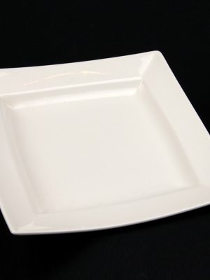 white china hire plate