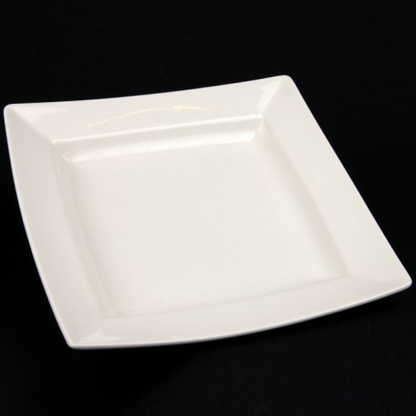 white china hire plate