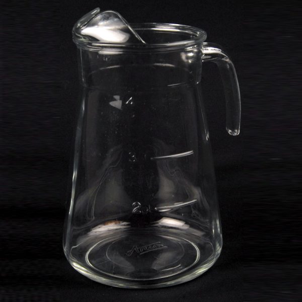 GLASS WATER JUG (large) - 3 to 4 pint