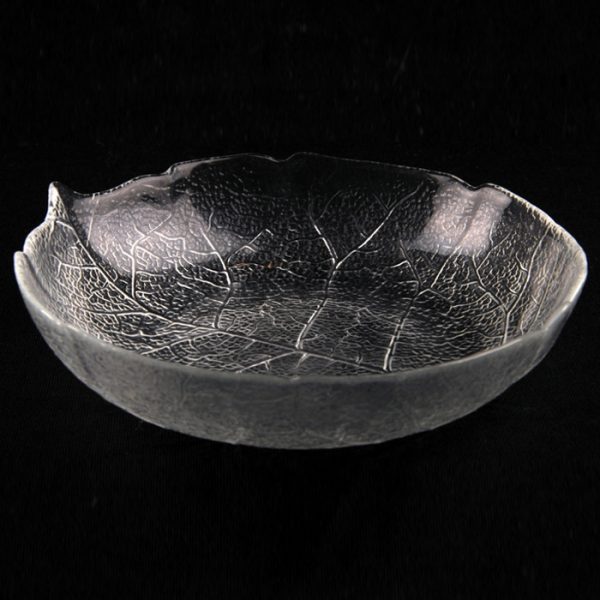 Glass Dish 6 " Shallow Round Aspen