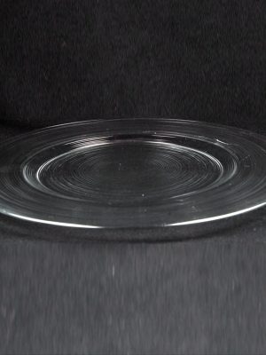 Glass Charger Plate Round Eclipse